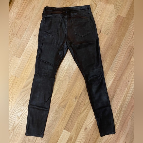 BlankNYC brown faux leather low rise pants size 27 - Picture 3 of 11